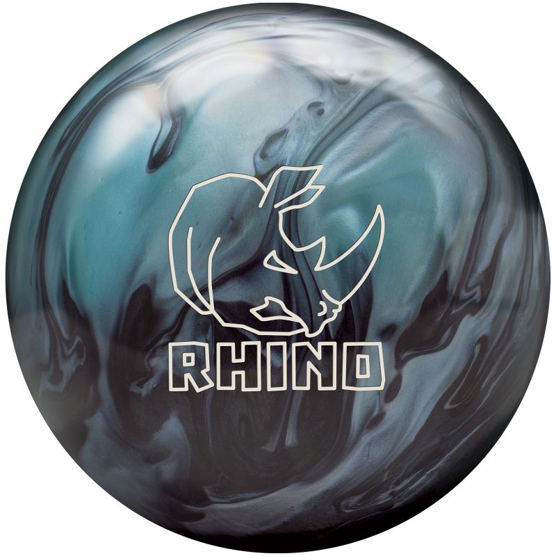 Rhino Metallic Blue/Black Bowling Ball