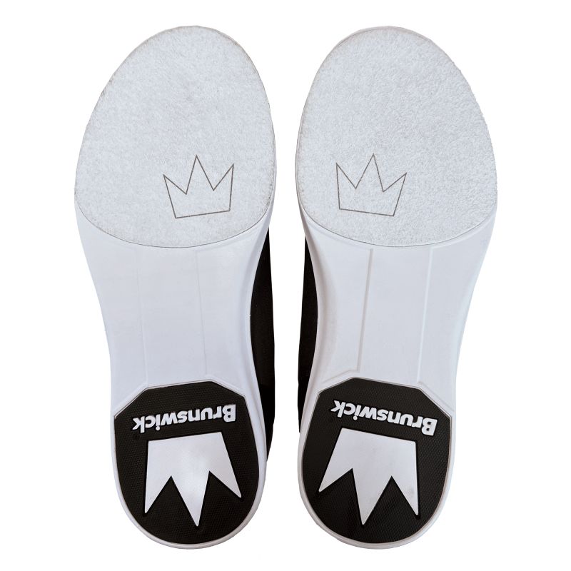 Brunswick Men's Scholar Charcoal Athletic Bowling Shoes Outsoles