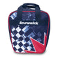 Brunswick Spark 1 Ball Tote Bowling Bag Checkered Flag