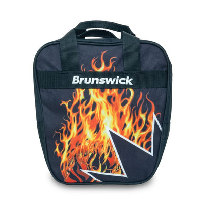 Brunswick Spark 1 Ball Tote Bowling Bag Flames