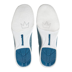 Brunswick Women's Twisted Knit Steel Blue Bowling Shoes Outsoles