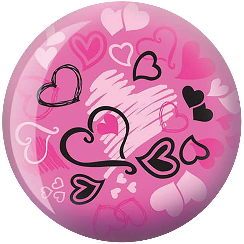 Brunswick Viz-A-Ball Hearts Bowling Ball