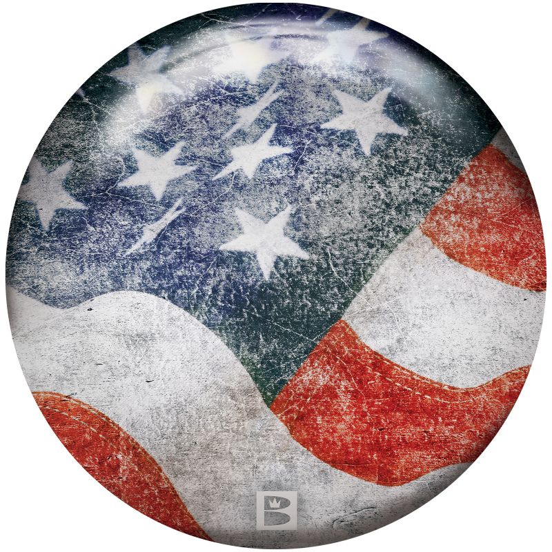 Brunswick Viz-A-Ball Stars and Stripes Bowling Ball