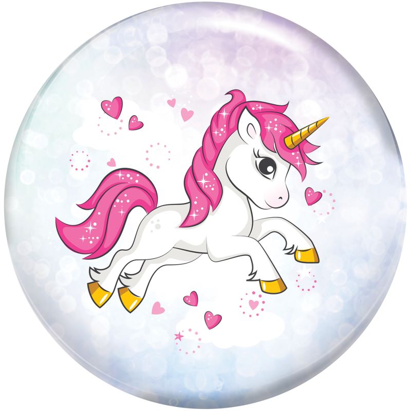Brunswick Viz-A-Ball Unicorn Bowling Ball Front