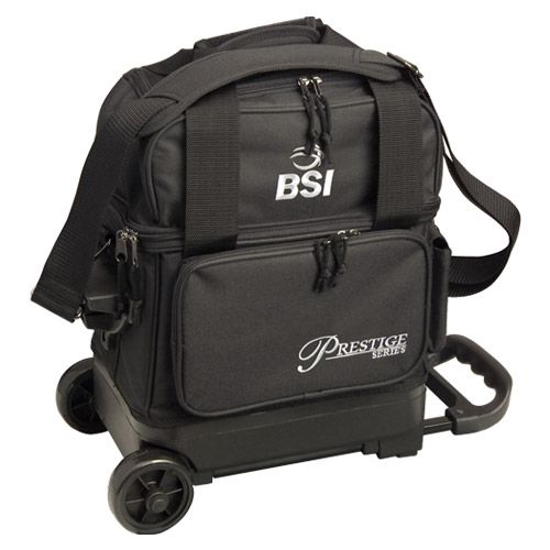 BSI Prestige 1 Ball Roller Bowling Bag, Black