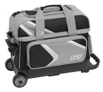 BSI Dash 2 Ball Roller Bowling Bag - Black/Gray/White