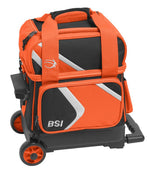 BSI Dash 1 Ball Roller Bowling Bag - Black/Orange/White