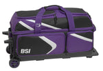 BSI Dash 3 Ball Roller Bowling Bag - Black/Purple/White