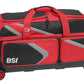 BSI Dash 3 Ball Roller Bowling Bag - Black/Red/Gray