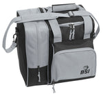 BSI Deluxe 1 Ball Tote Bowling Bag Charcoal
