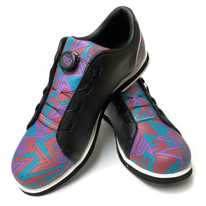 BSI Kaizen Teal/Red/Purple Unisex Bowling Shoe Set Up