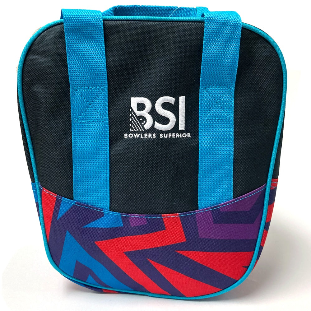 BSI Nova Teal/Purple/Red 1 Ball Tote Bowling Bag 