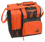 BSI Deluxe 1 Ball Tote Bowling Bag Orange