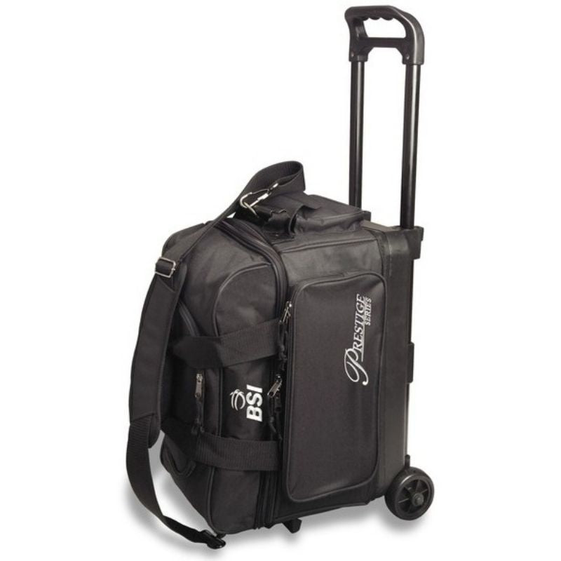 BSI Prestige 2 Ball Roller Bowling Bag, Black