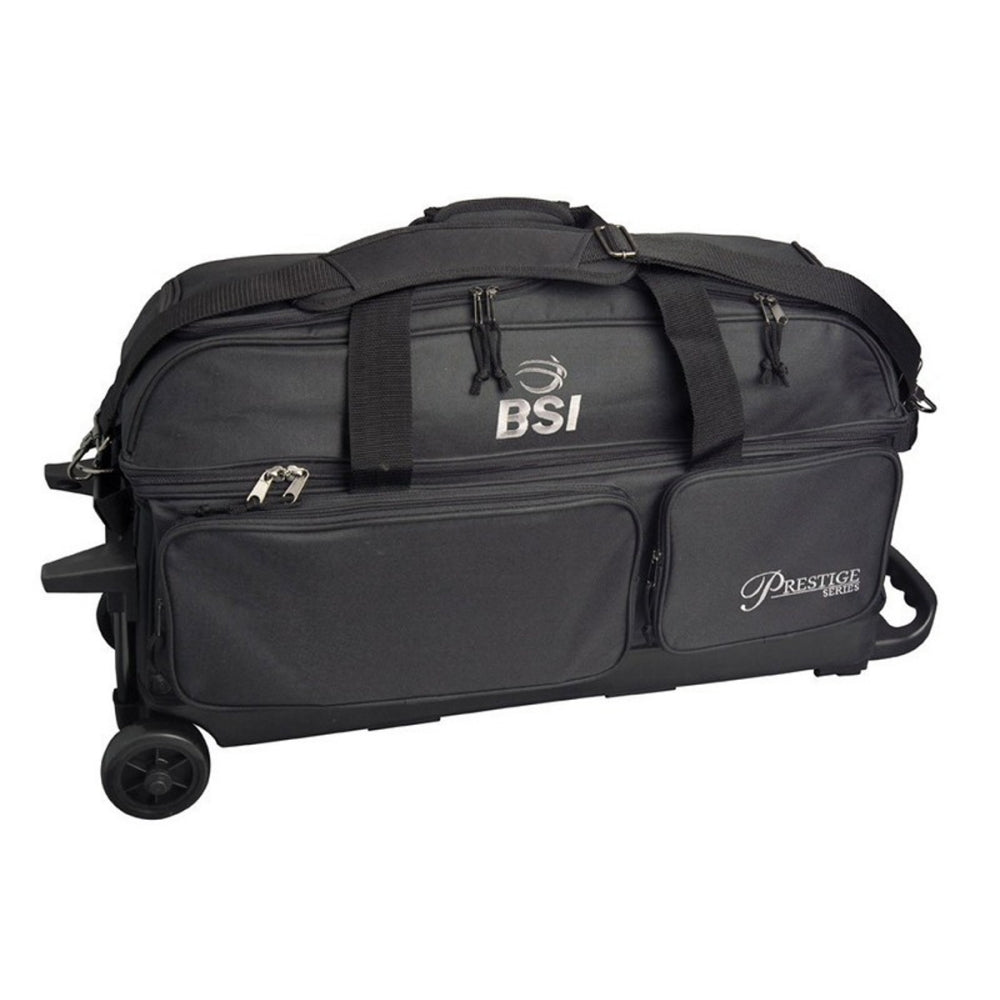 BSI Prestige 3 Ball Roller Bowling Bag Black