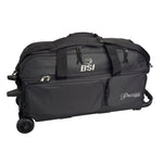 BSI Prestige 3 Ball Roller Bowling Bag Black