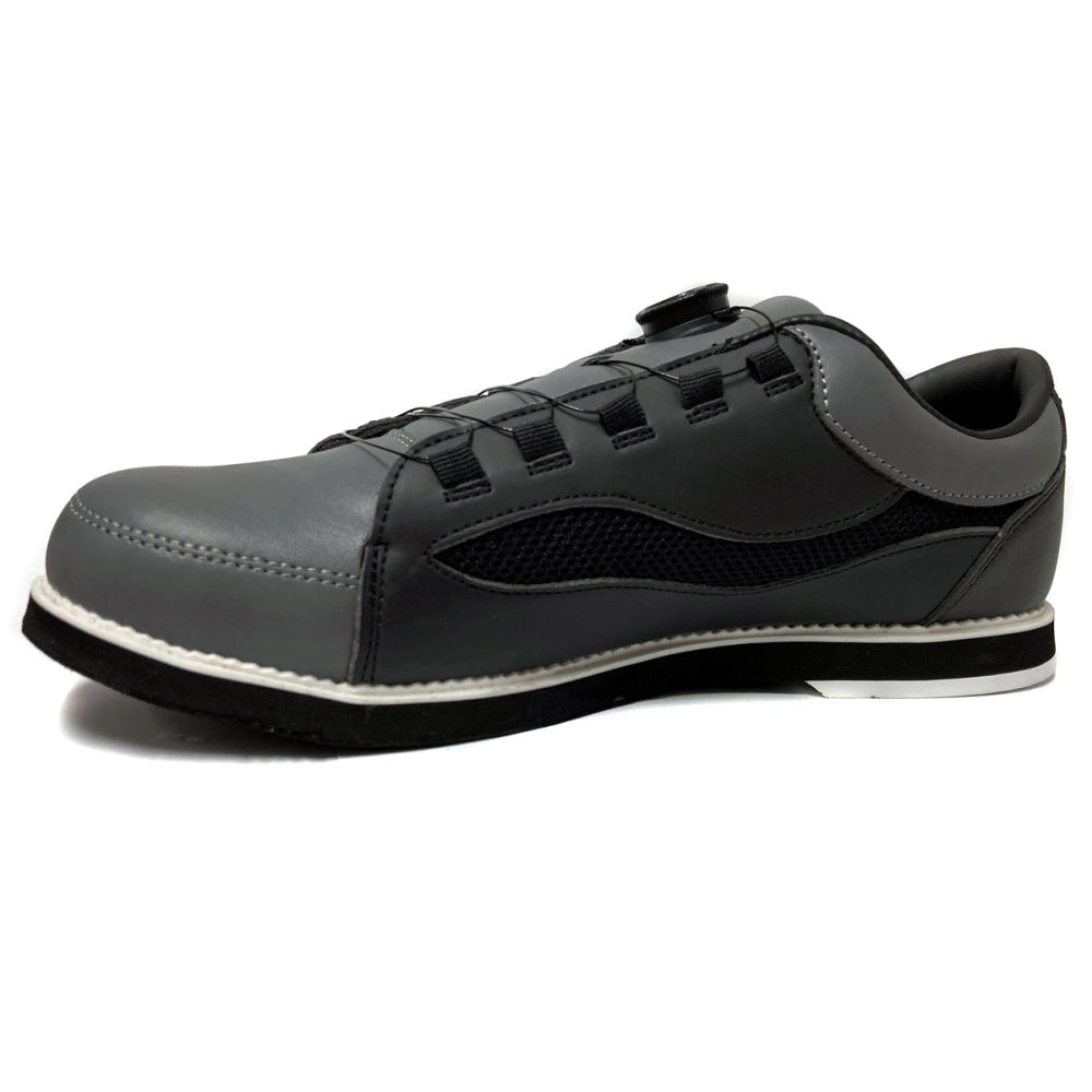 BSI Solace Grey/Black Men's Bowling Shoe Instep