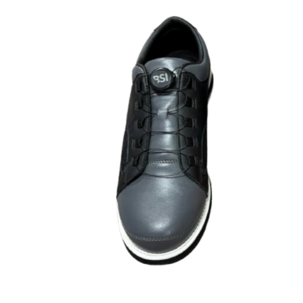 BSI Solace Grey/Black Men's Bowling Shoe Top View
