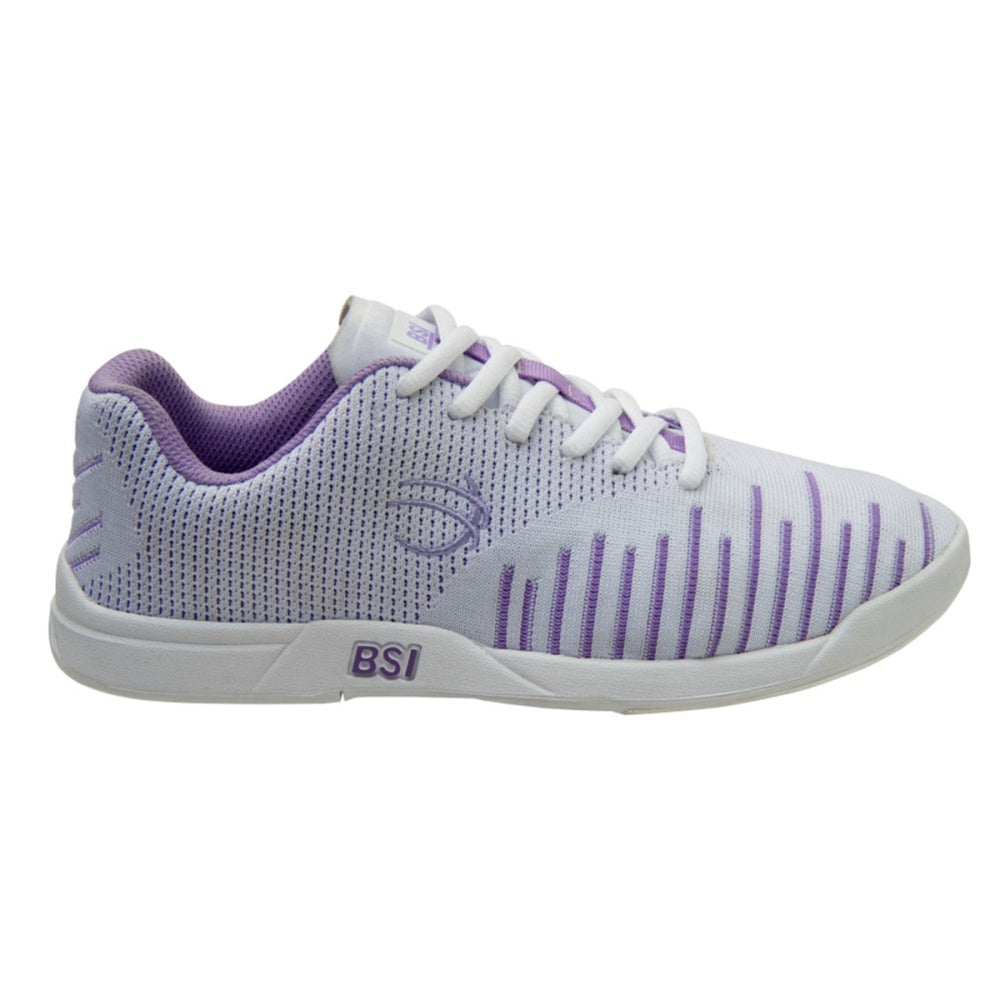 BSI Sport Sport Glide White/Purple Women's Bowling Shoes