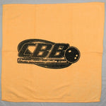 CheapBowlingBalls.com Orange Microfiber Towel