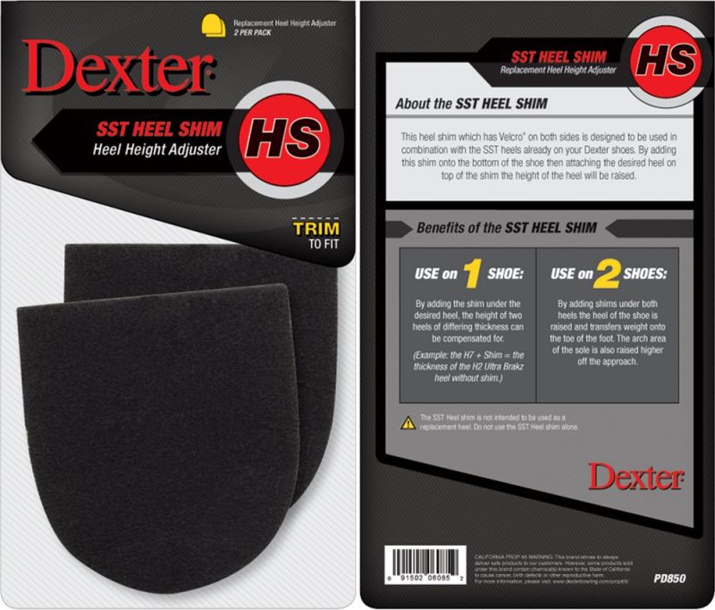 Dexter Bowling Shoe Heel Shim