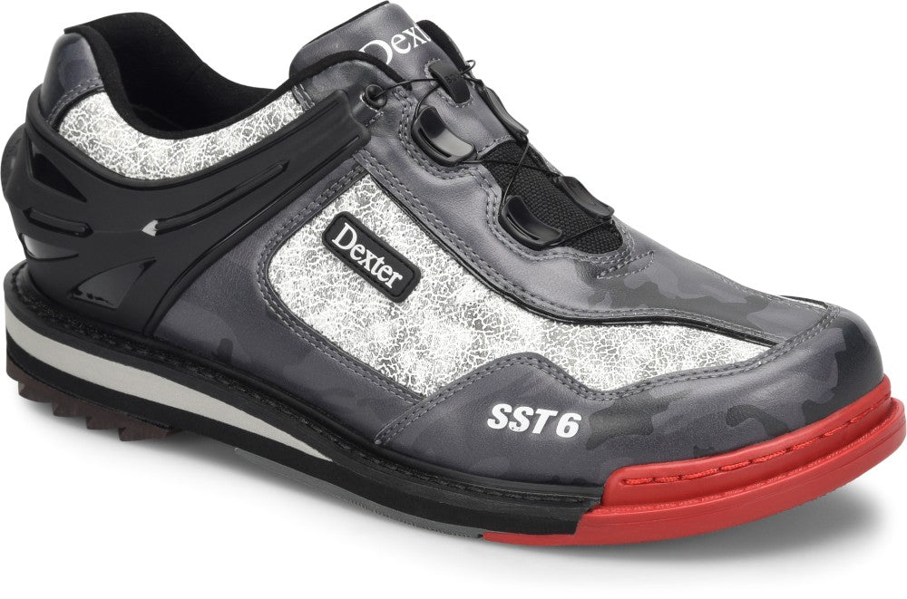 Dexter Men's SST 6 Hybrid BOA Black/Grey Camo Right Hand Bowling Shoes