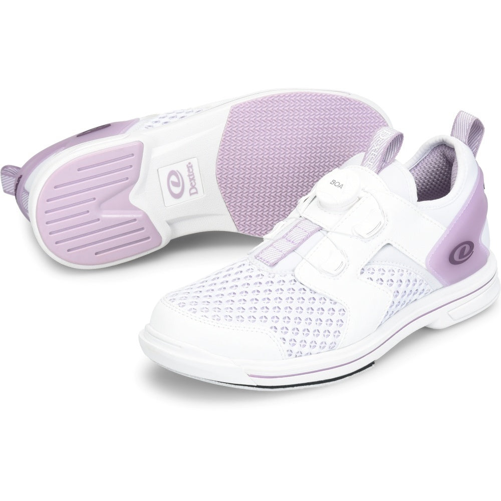 Dexter Pro BOA Lavender Women's Right Hand Bowling Shoe Set Up