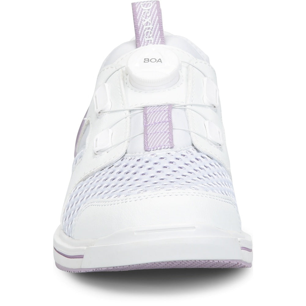 Dexter Women's DexLite Pro BOA White/Lavender Bowling Shoes 5