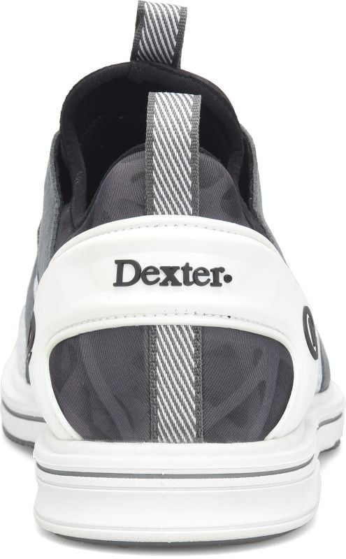 Dexter Men's DexLite Pro BOA White/Grey Right Hand Bowling Shoes Back
