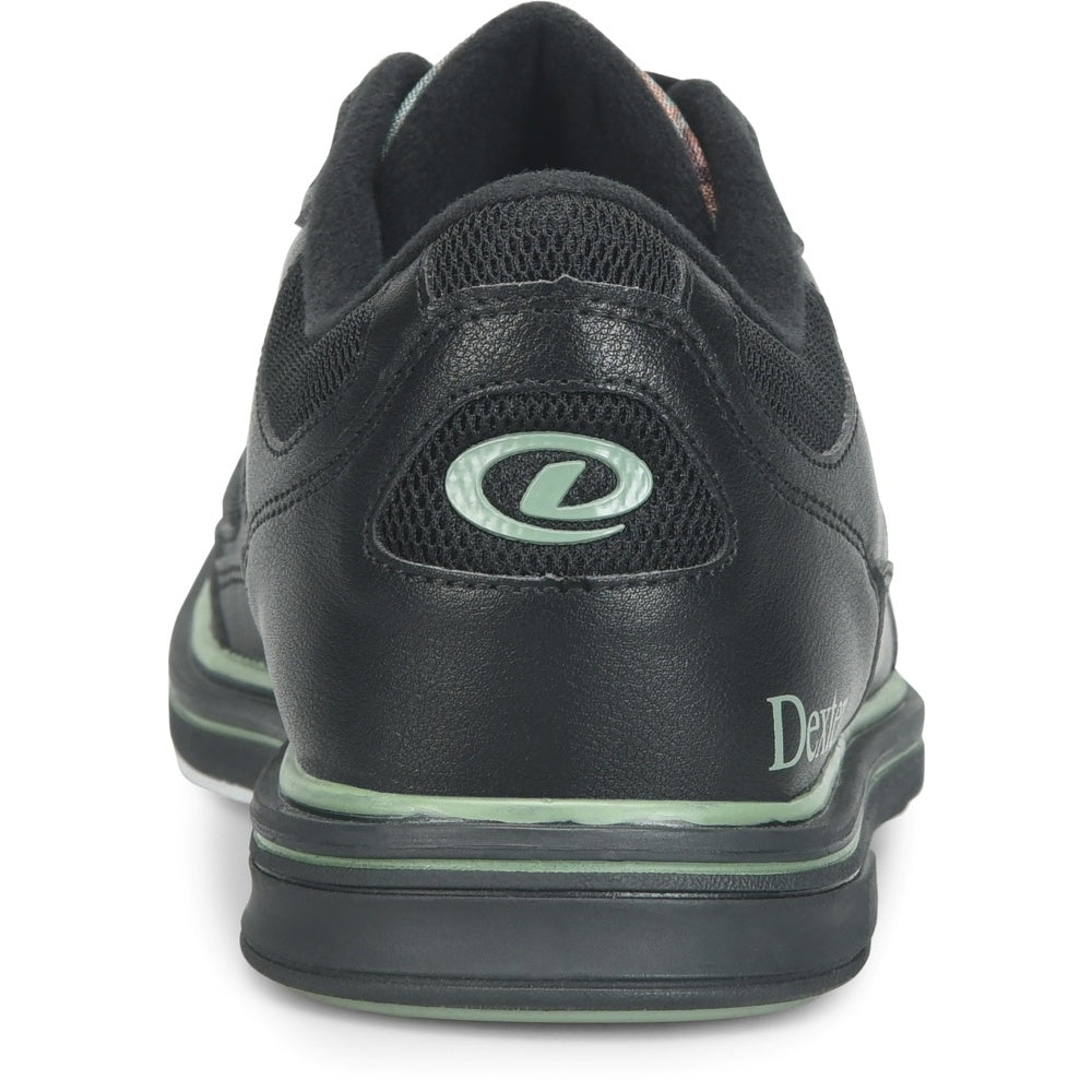 Dexter Men's Randy Black/Camo Green Bowling Shoe Back