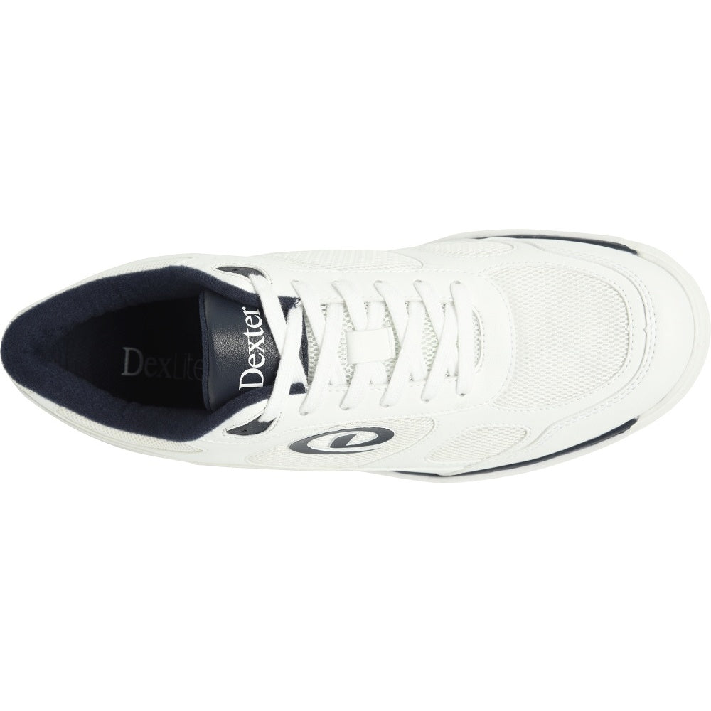 Dexter Men's Randy White/Navy Bowling Shoe Top