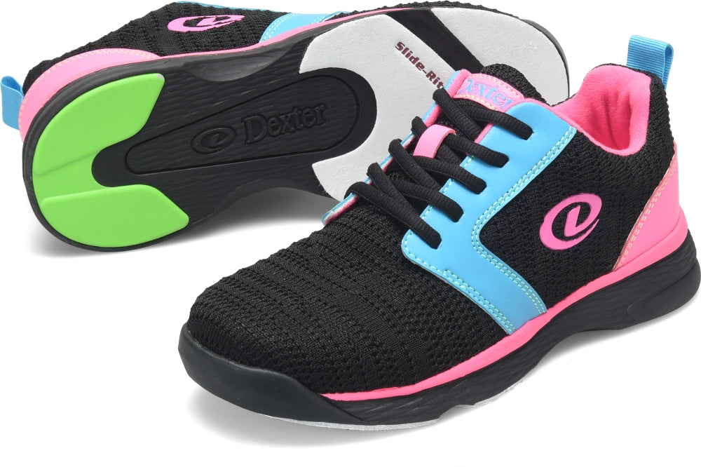 Dexter Women's Raquel LX Black/Blue/Pink Glow