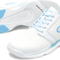 Dexter Raquel LX White/Blue Women's Bowling Shoes Set Up