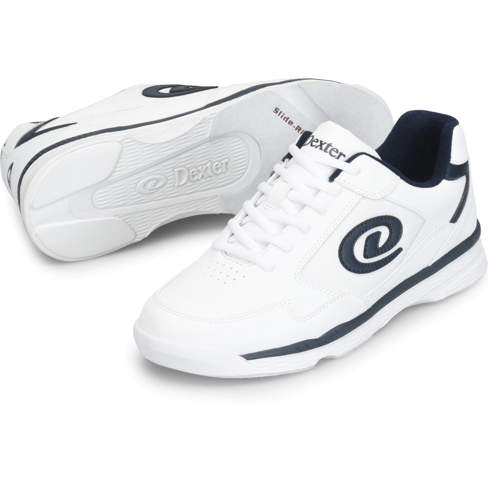 Dexter Ricky 5 White/Blue Men's Bowling Shoe Set Up