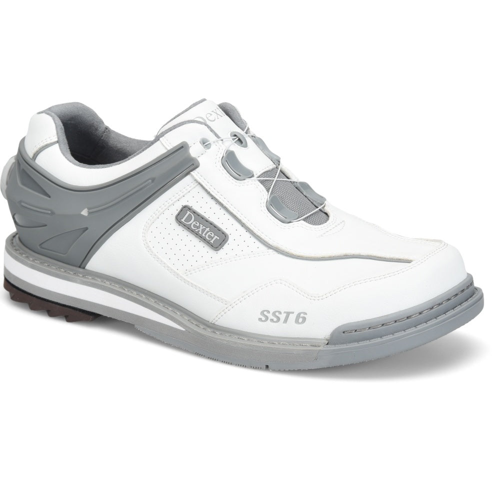 Dexter SST 6 Hybrid BOA White/Grey Men's Right Hand Bowling Shoes