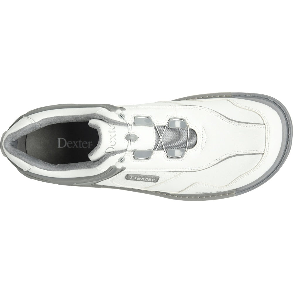 Dexter SST 6 Hybrid BOA White/Grey Men's Right Hand Bowling Shoe Top