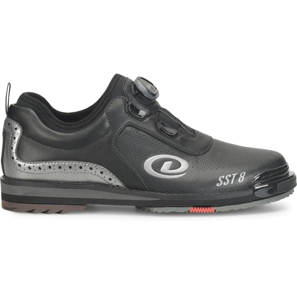 Dexter SST 8 BOA MC Black/Pewter Men's Bowling Shoe Lateral