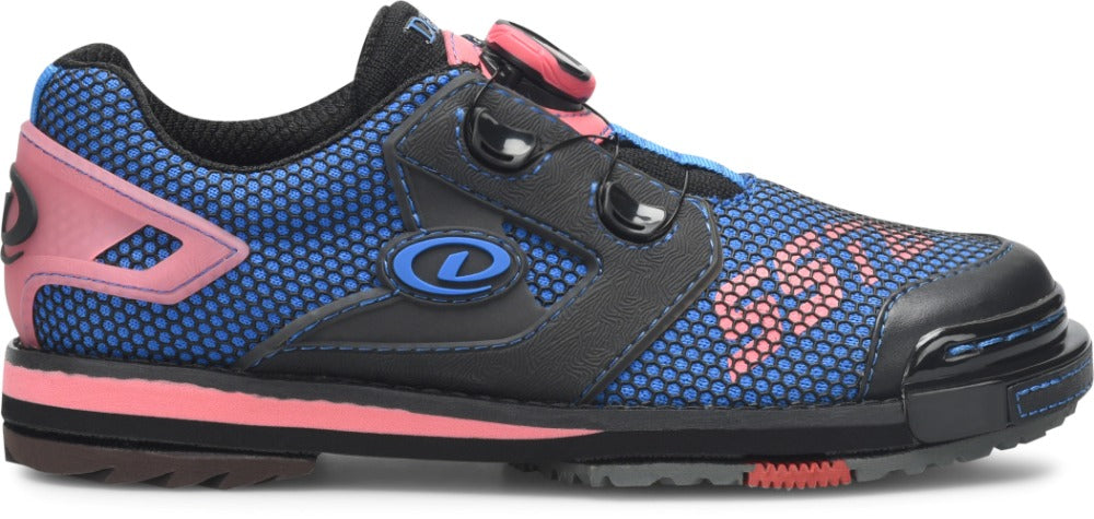 Dexter SST 8 Power Frame BOA Black/Blue/Pink Women's Bowling Shoes Lateral
