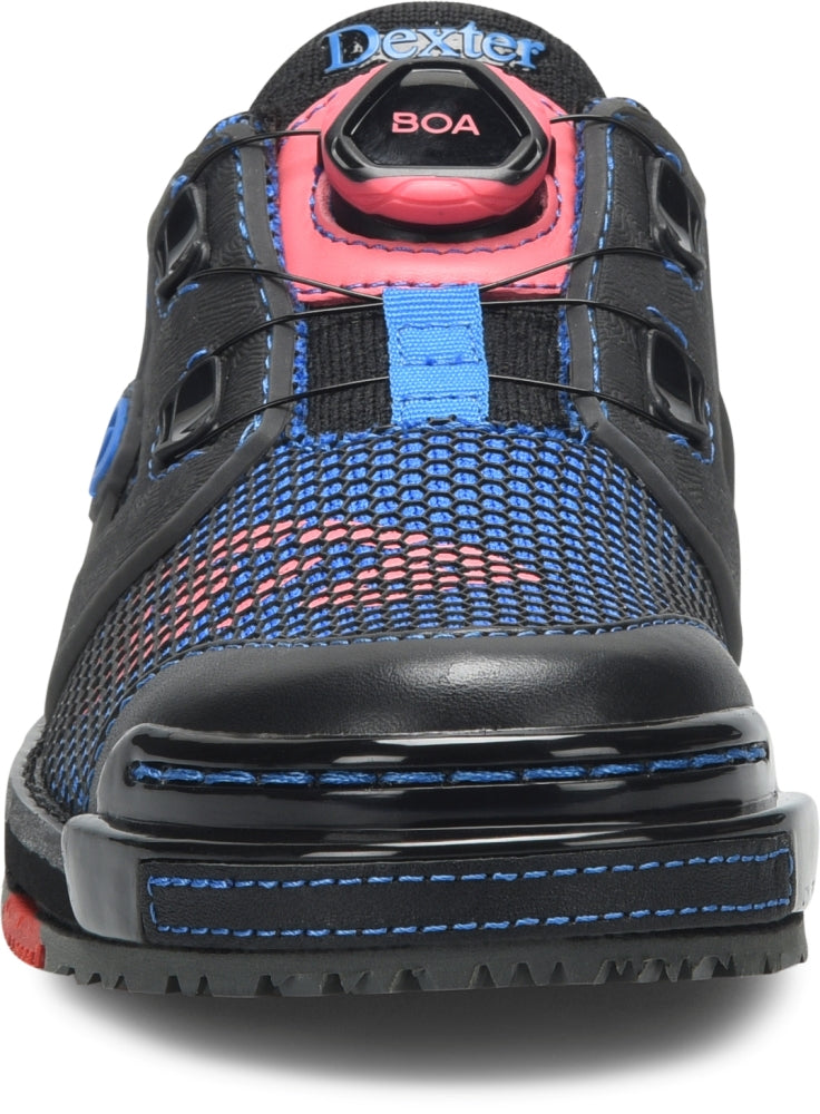 Dexter SST 8 Power Frame BOA Black/Blue/Pink Women's Bowling Shoes Toe