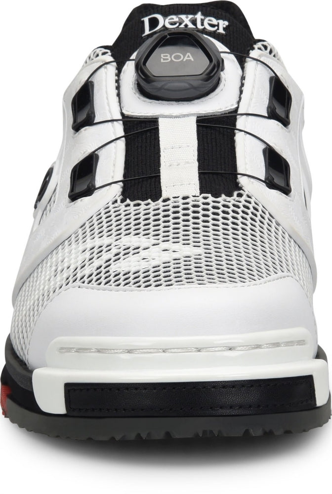 Dexter Men's SST 8 Power Frame BOA White/Black Bowling Shoes Toe