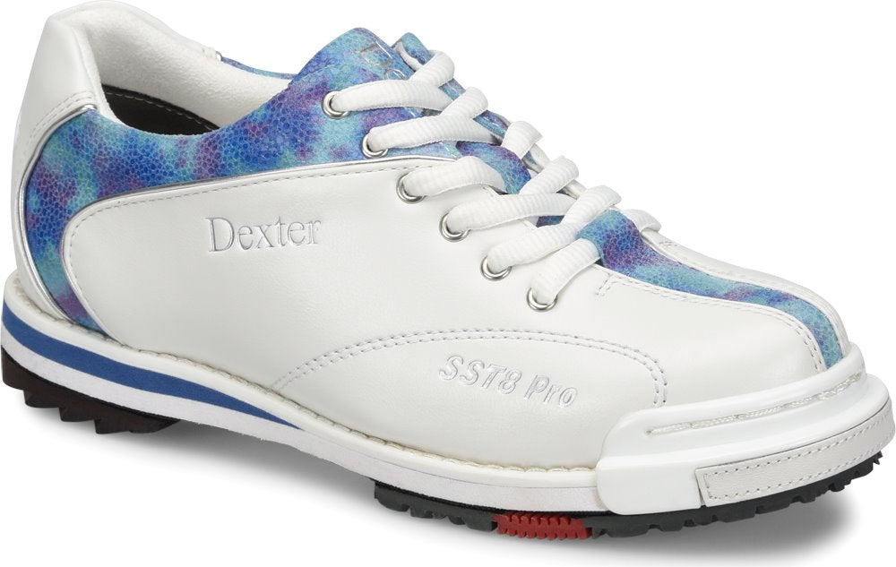 Dexter Women's SST 8 Pro White/Blue Tie Dye Bowling Shoes