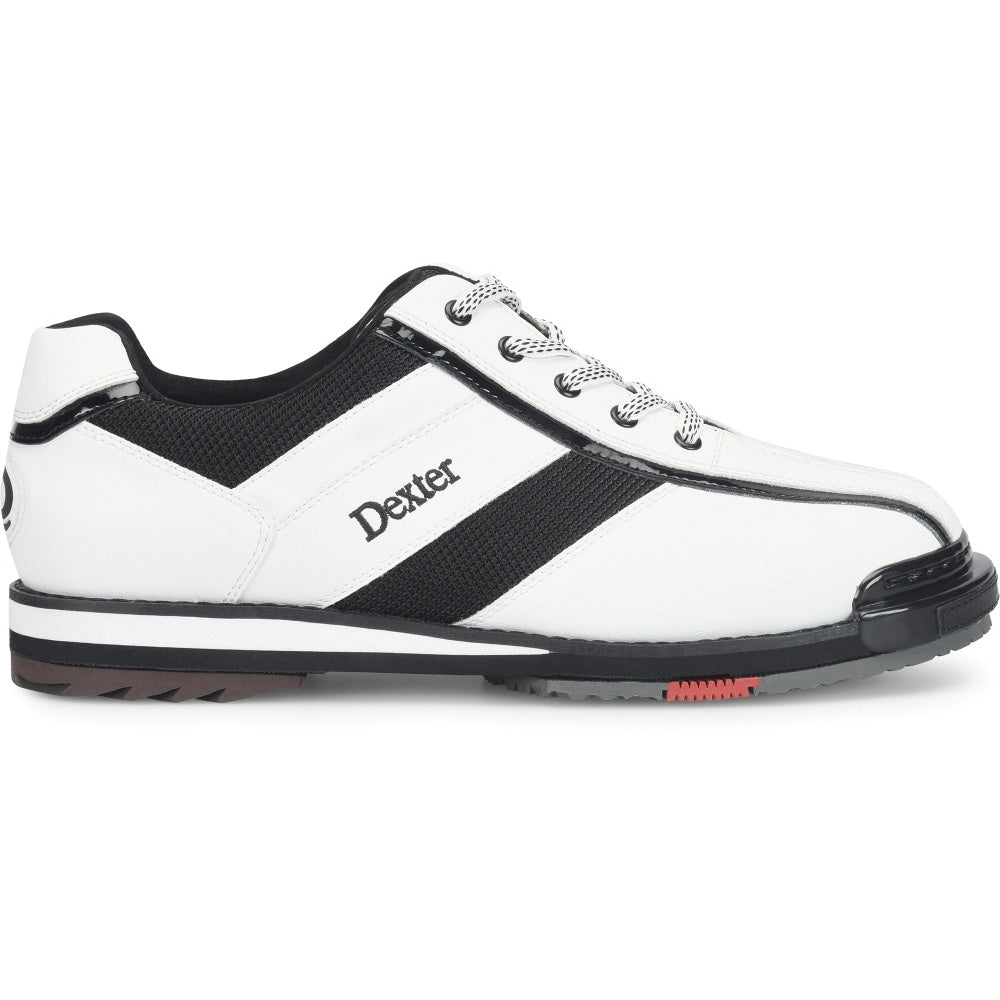 Dexter SST 8 Pro White/Black Men's Bowling Shoe Lateral