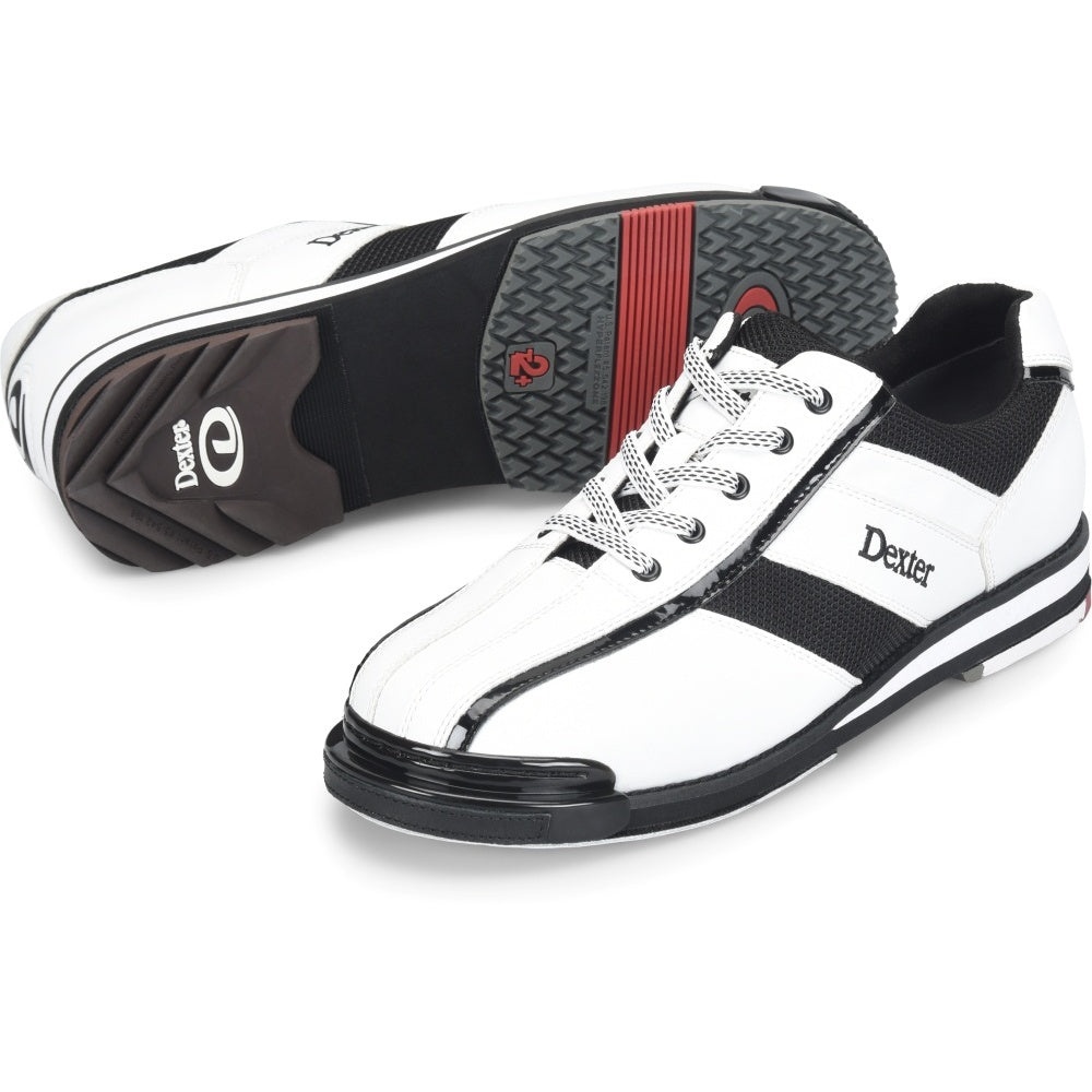 Dexter SST 8 Pro White/Black Men's Bowling Shoe Set Up
