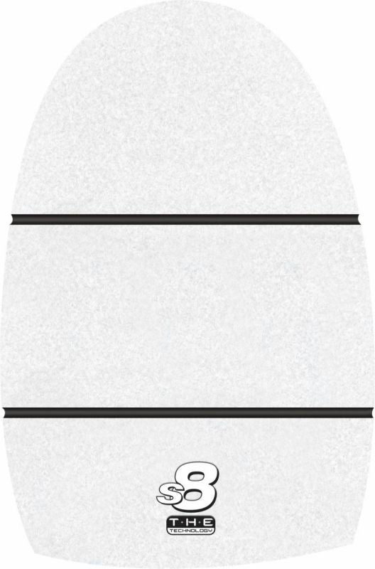 Dexter S8 White Microfiber THE 9 Bowling Shoe Slide Sole