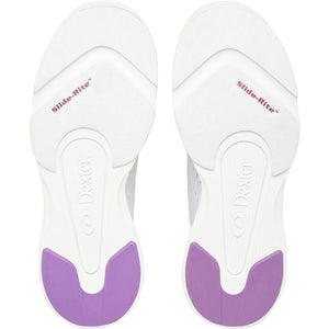 Dexter Trixie White/Black/Purple Women's Bowling Shoe Outsoles