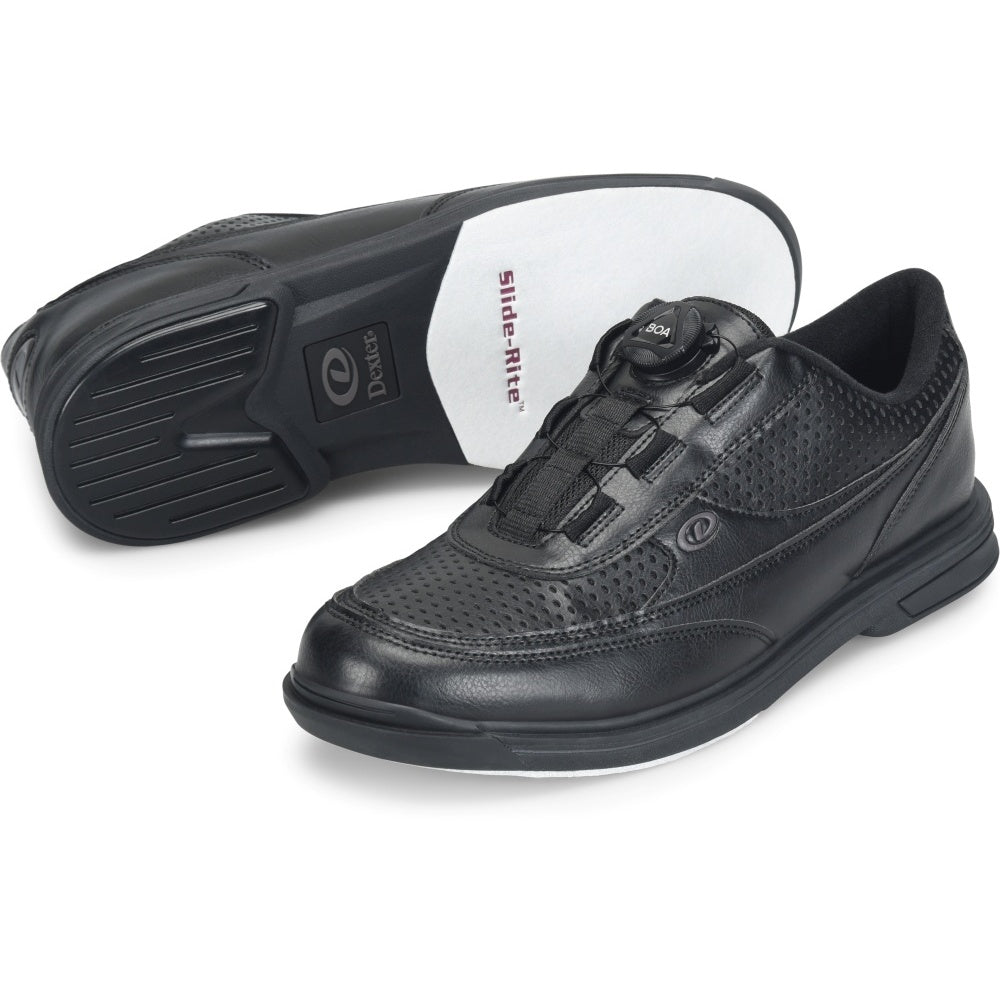 Dexter Turbo BOA Black Men's Bowling Shoe Set Up