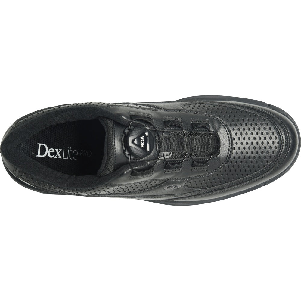 Dexter Turbo BOA Black Men's Bowling Shoe Top