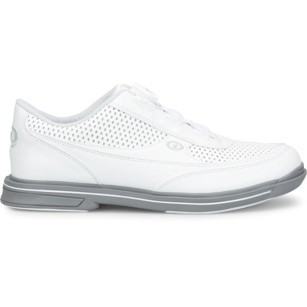 Dexter Turbo BOA White Men's Bowling Shoe Lateral