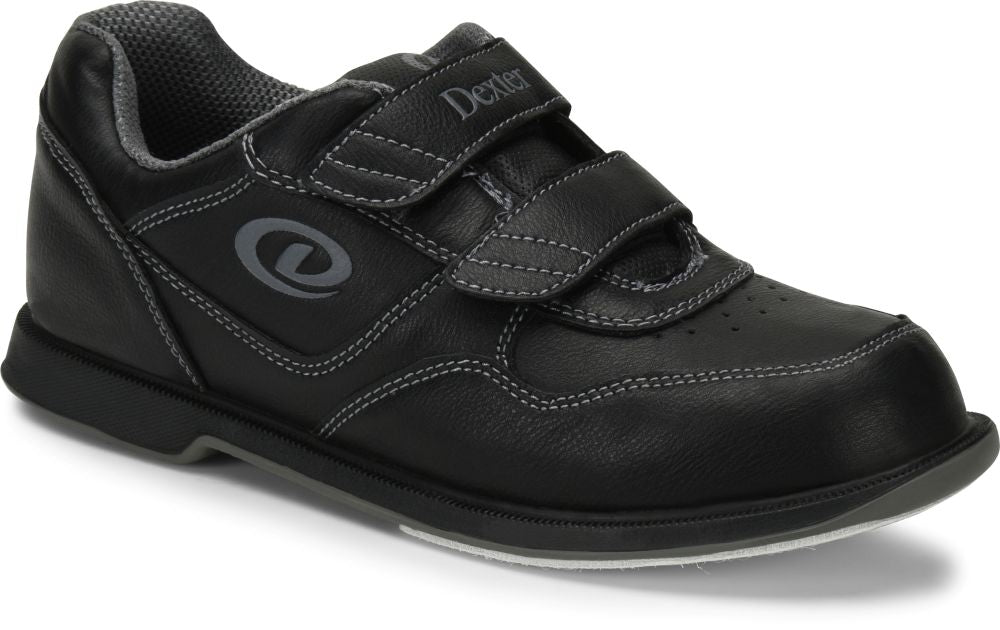 Dexter Men's V Strap Black Bowling Shoes 