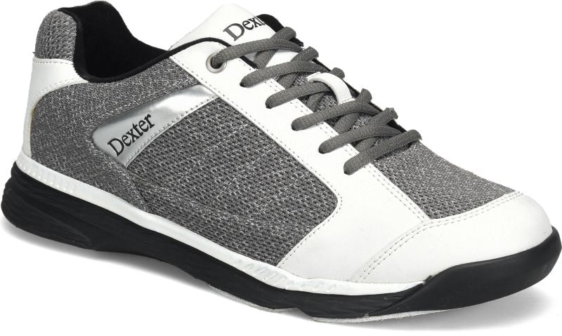 Dexter Men's Wyoming Light Grey/White Knit Bowling Shoes